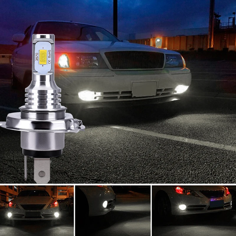 GrandEver 2PC 72W H7 LED Bulb H4 LED CANBUS Error Free H1 For Autos LED Lamps Running Driving LED H11 Fog Lights 3000K 6000K 12V GrandEver 2PC 72W H7 LED Bulb H4 LED CANBUS Error Free H1 For Autos LED Lamps Running Driving LED H11 Fog Lights 3000K 6000K 12V