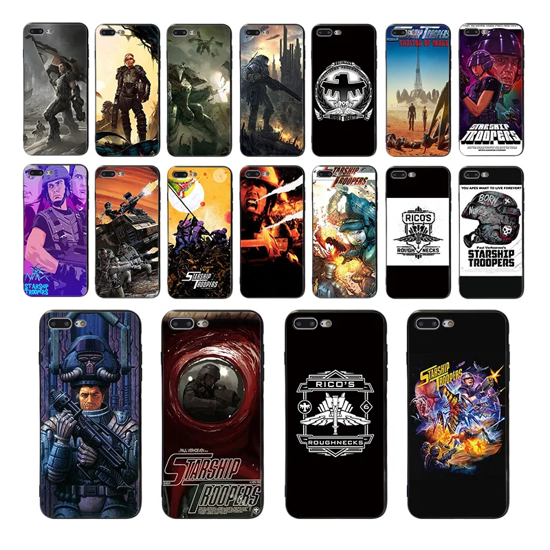 

Starship Troopers Soft black silicone phone case for iphone 5 se 5s x xr xs max 7 8 6s 6 plus 10 cover shell Coque Funda housing