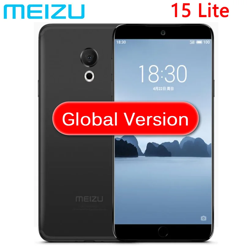 

Global version Meizu 15 lite 4GB RAM 32GB ROM Snapdragon 626 Octa Core 5.46" 1920x1080P Screen Fingerprint ID Fast charge 20.0MP