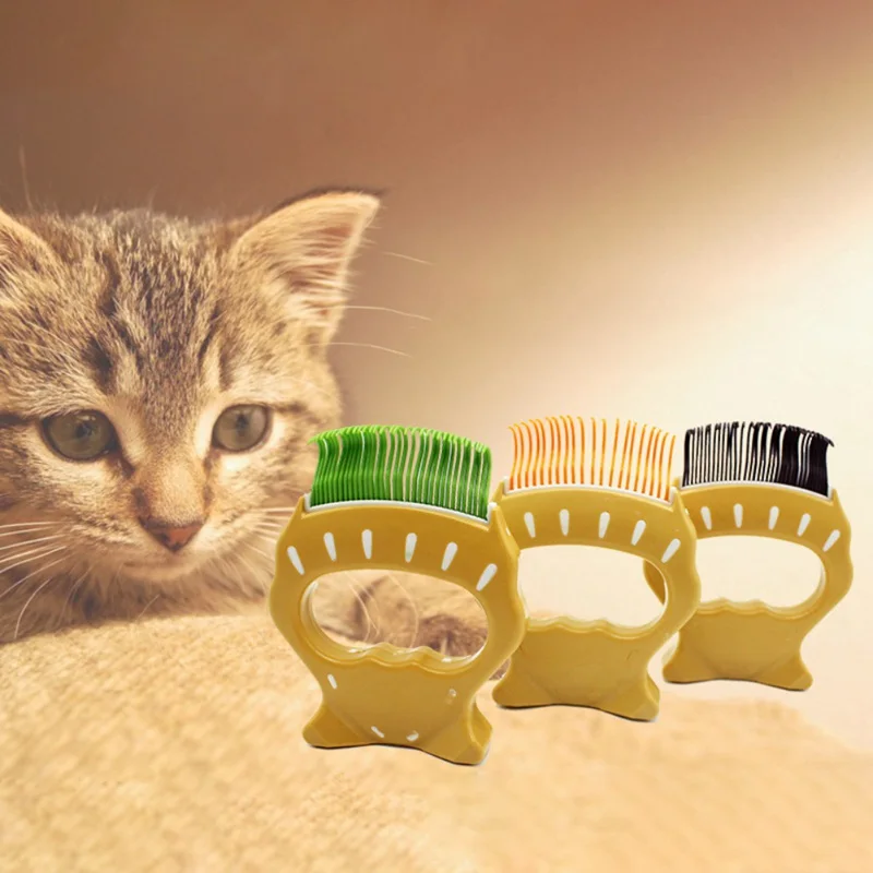 Pet Уход за котом поставки мягкие резиновый гребень для товары кошек с длинными короткие Хари удаления волос Узлы