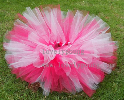 Vermelha e Branca Aniversário do Bebê Rosa Saia Tutu Meninas Dança 4 Rosa Vermelha E branca Saia Tutu Meninas