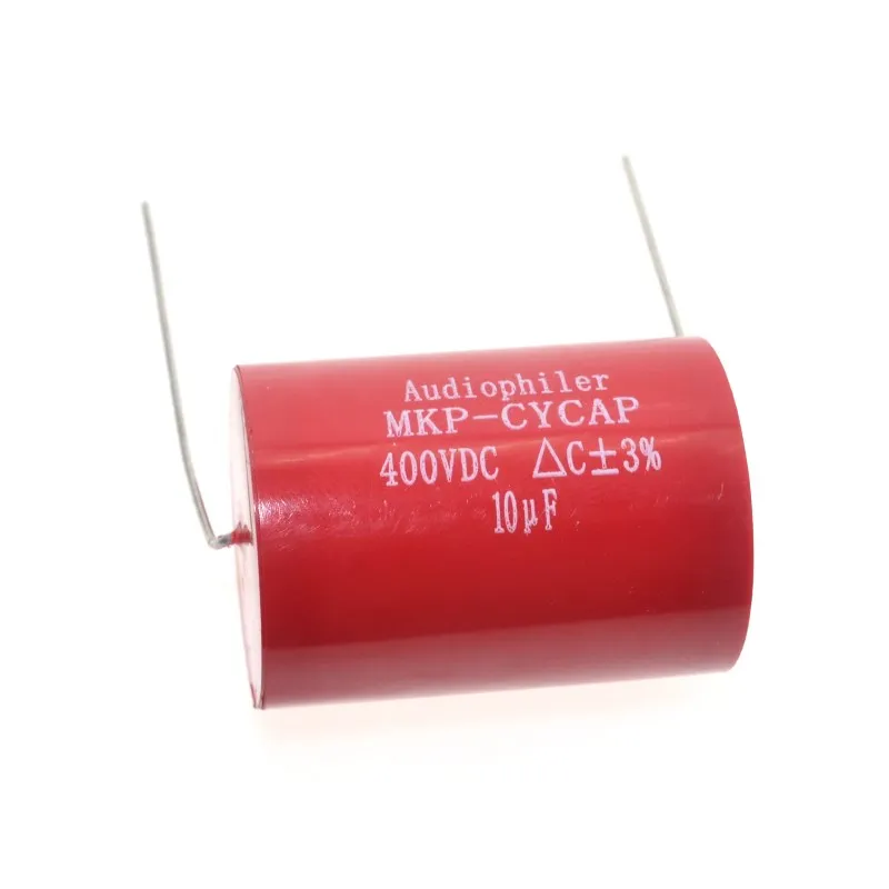 Аудиоконденсатор для тюбиков 4 шт. осевой MKP 10 мкФ 400VDC HIFI сделай сам|audio grade capacitors|mkp - Фото №1