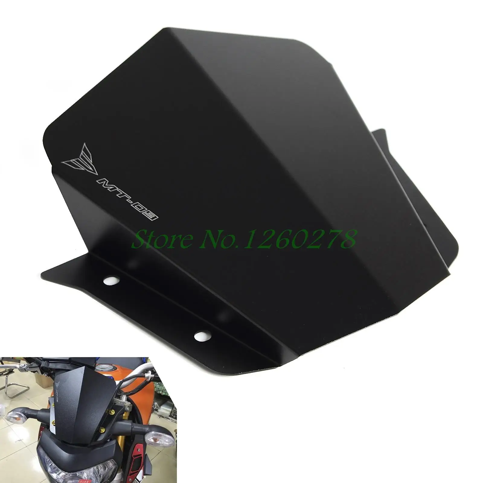 Motorcycle Upper Headlight Top Cover Panel Fairing For Yamaha MT09 2014 2015 2016 MT 09