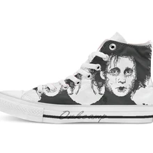 Edward Scissorhands/Новинка; дизайнерская дышащая повседневная обувь с высоким берцем на шнуровке; парусиновая обувь; кроссовки