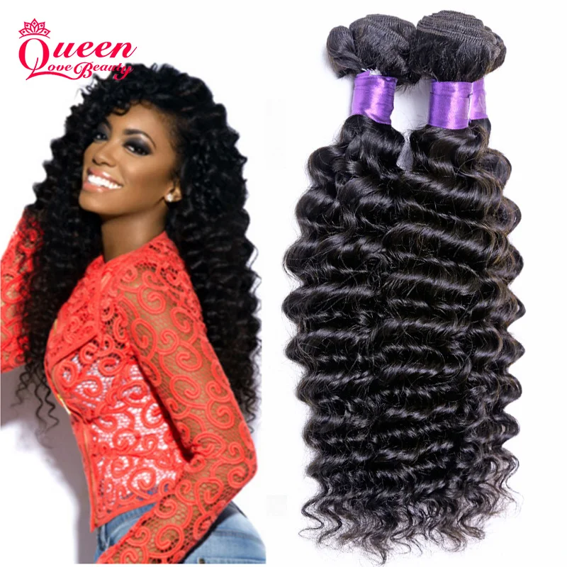 

Top Quality Indian Hair Deep Wave 4Bundles Indian Deep Curly Virgin Hair 8a Unprocessed Wet and Wavy Virgin Human Hair Deep Wave