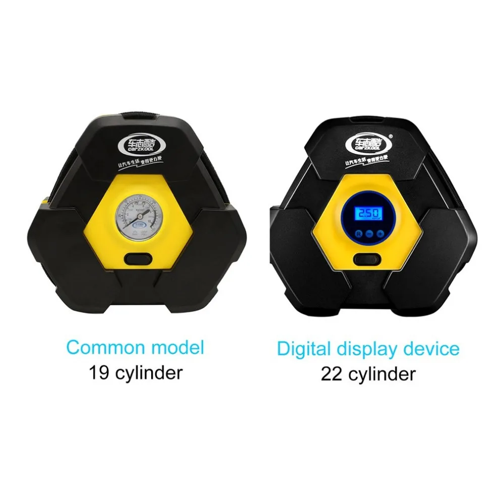 Portable Car Tire Inflator Pump Auto Electric Air Compressor 12V 120W