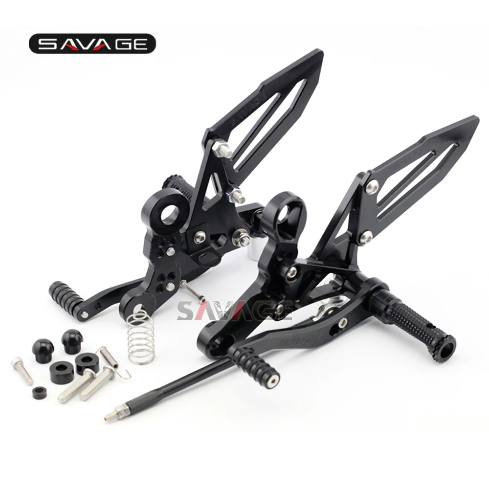 

Rider Footrest Foot Pegs For YAMAHA MT-09 FZ-09 FJ-09 MT09 Tracer 900/GT XSR 900 2014-2020 Motorcycle Rider Rear Rearsets CNC