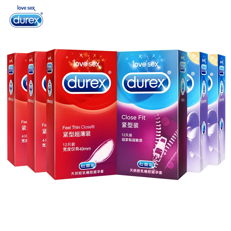 Презервативы Durex 24/42 шт. в коробке ультратонкий Гладкий презерватив со смазкой