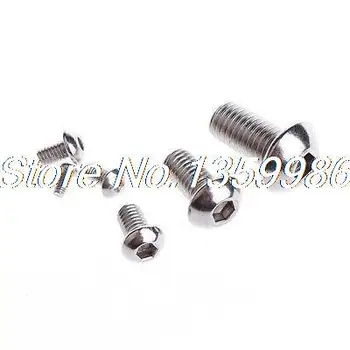 

M5*20mm 50Pcs Stainless Steel Button Head Socket Cap Screws Thread M5 20mm Long