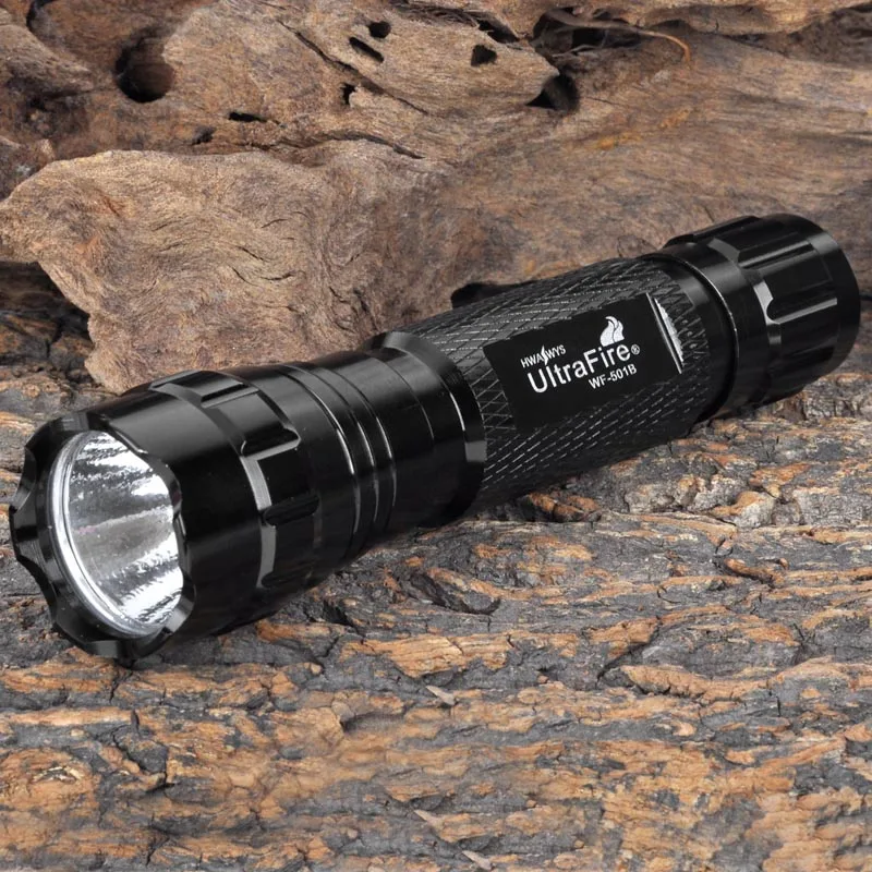 Ultrafire 501B светодиодный фонарик 18650 батарея фонарик охотничий прожектор фонарь Luz Flash портативный+ Подарок USB Night Lig