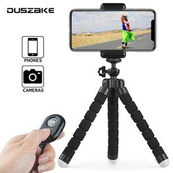 

Duszake I8 Mini Tripod For Phone Camera Selfie Stick Tripod For Phone Stand Flexible Mini Tripod For iPhone Xiaomi Mobile Phone