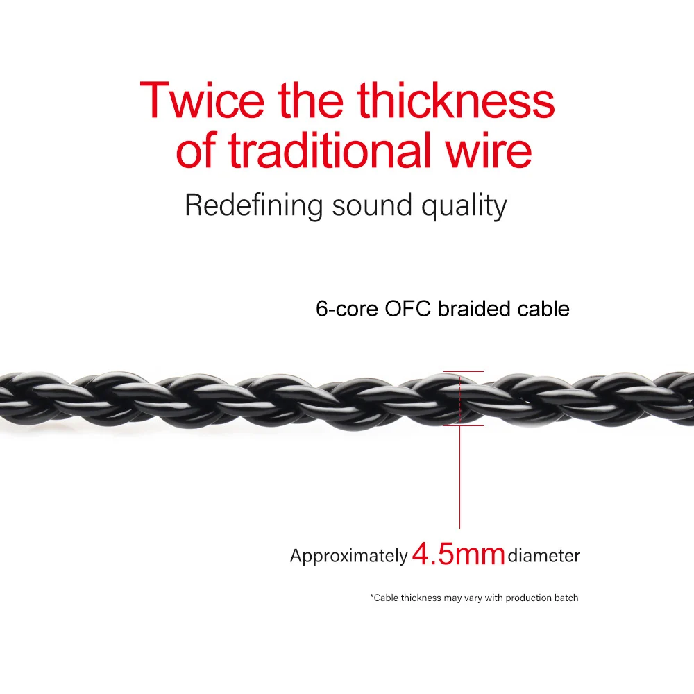 FDBRO TRN 6 ядро высокой чистоты медный кабель с 3,5 мм MMCX/2Pin разъем для TFZ TRN V30 V80 IM1 AS10 ZS10 AS06 C10