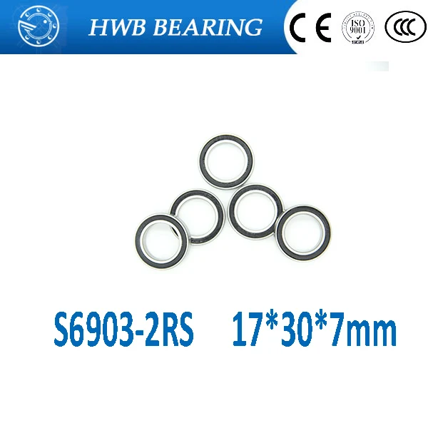 Free Shipping S6903-2RS S6903RS 17*30*7mm Hub stainless steel si3n4 hybrid ceramic bearing SC6903-2rs 17x30x7mm for bicycle part Free Shipping S6903-2RS S6903RS 17*30*7mm Hub stainless steel si3n4 hybrid ceramic bearing SC6903-2rs 17x30x7mm for bicycle part