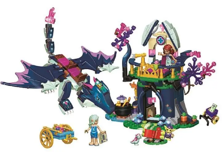 

10697 Elves Rosalyn's Healing Hideout Building Blocks kids Educational Bricks toy Christmas Gift Compatible With 41187 for Girls