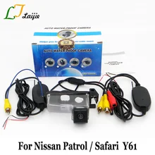 Laijie Wireless Car Rear View Camera For Nissan Patrol Safari Y61 1997 2010 HD CCD Auto