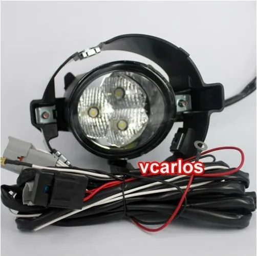 Vcarlos Top Quality Led Fog Lamp With Harness Wiring Kit