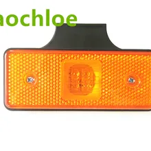 10X12 v-24 v Янтарный габаритный боковой габаритный индикатор светильник 4 светодиодный для грузовик, прицеп, лодка, автобус сигнальный светильник s, чтобы включить светильник s