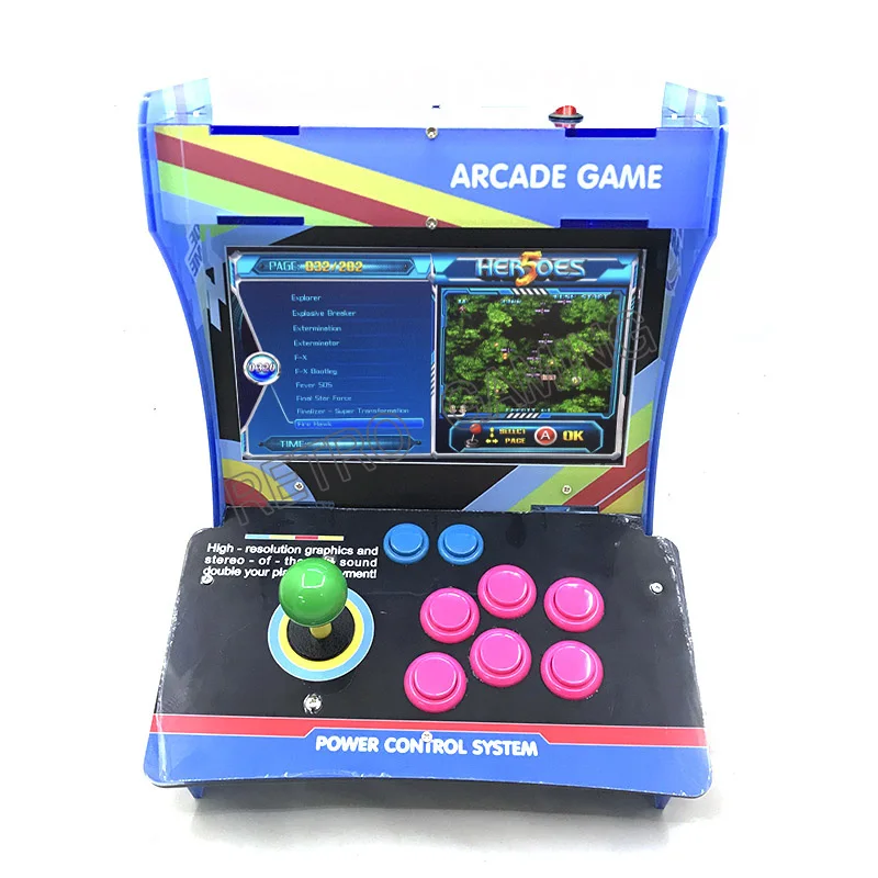 10 &quotLCD Мини акриловый шкаф аркадная игра машина герои 5 Pandora 9H 2199 в 1 консоль с