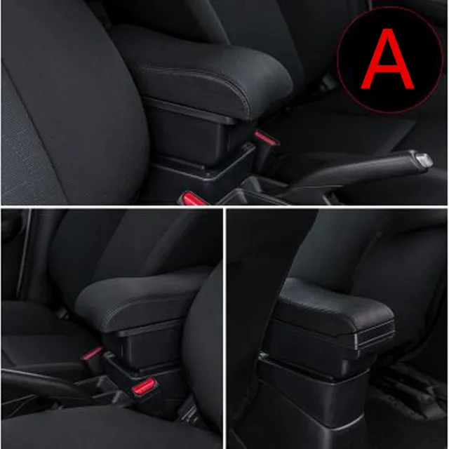 For kia picanto Armrest box central Store content box with cup holder ashtray with USB interface