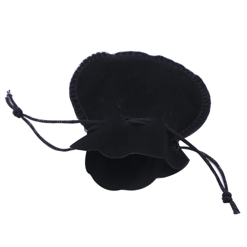 Free Shipping 100PCS  7x8cm Red Velvet Drawstring Pouch Bag/jewelry Bag,christmas/wedding Bag