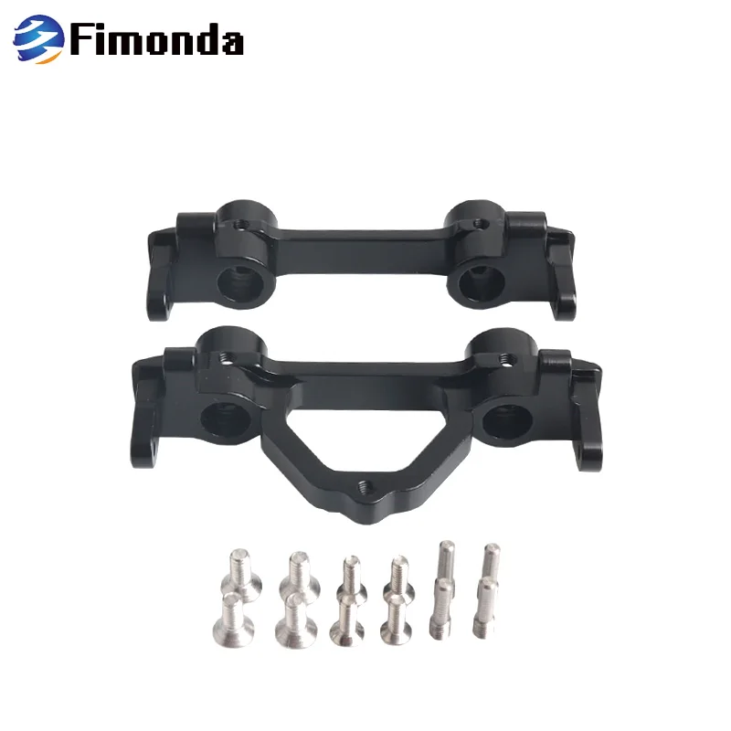 

Fimonda 2pcs Metal Front & Rear Bumper Bracket for 1/10 RC Crawler Car Axial SCX10 RC4WD D90 Upgrade Parts