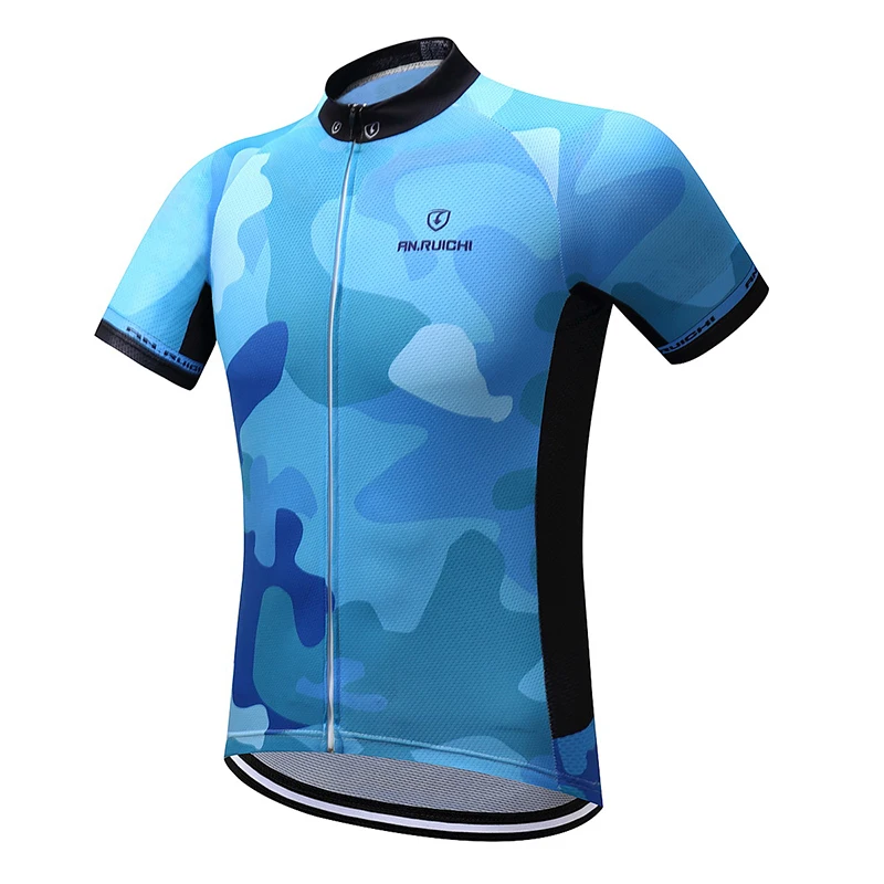 blue camouflage jersey