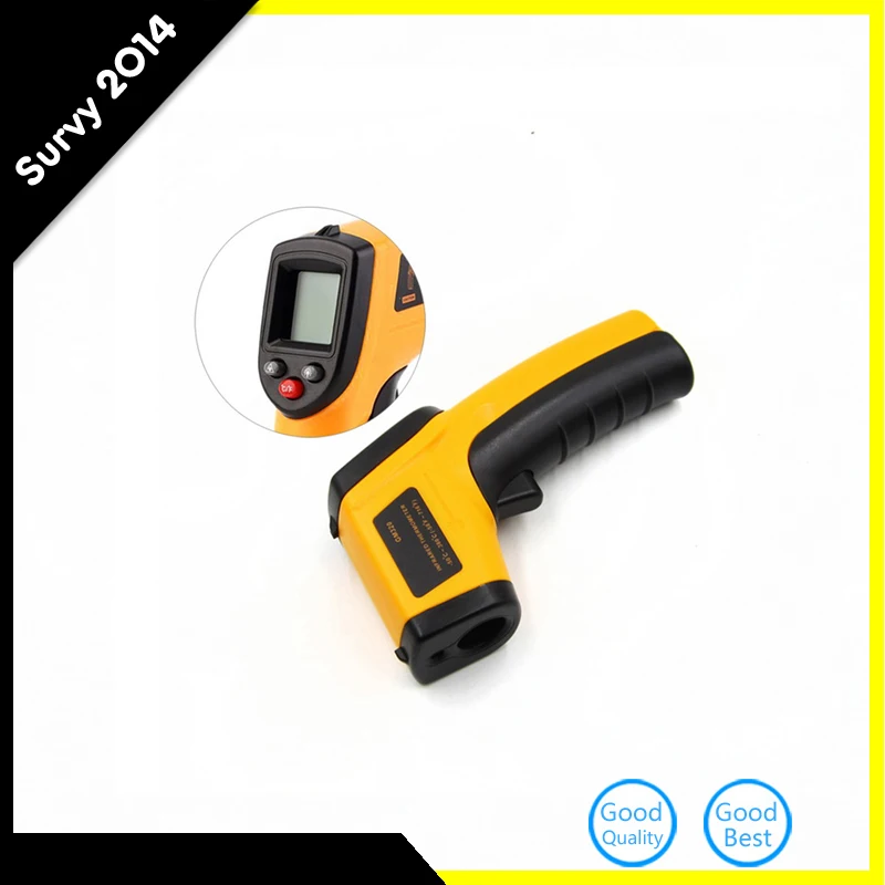 

Handheld Non-contact Digital Infrared IR Thermometer Temperature Tester LCD Display with Backlight GM320