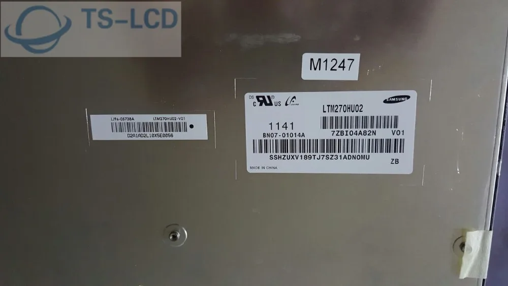 Тест класса 27,0 дюймов ЖК-панель LTM270HU02 LVDS интерфейс один год гарантии