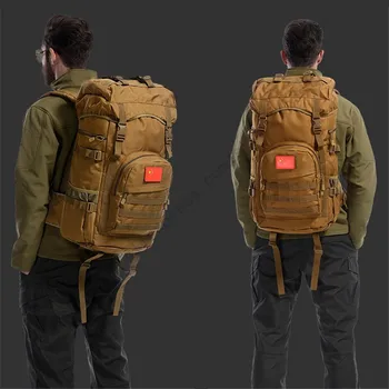 

2019 Men's Military Backpacks Backpack Multi-function Waterproof High-quality Nylon Bag Student Schoolbag Free Shipping Z261