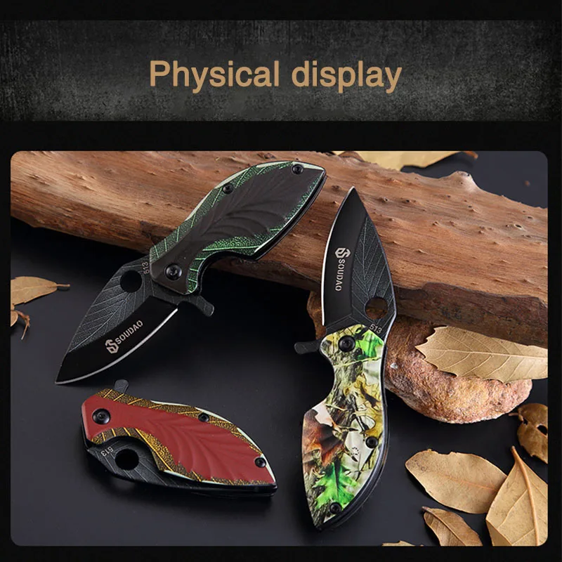 

Karambit Camping Stainless Handle Survival Knife Multifunction Outdoor Tactical Rescue Tools Folding Hunting Pocket cutter
