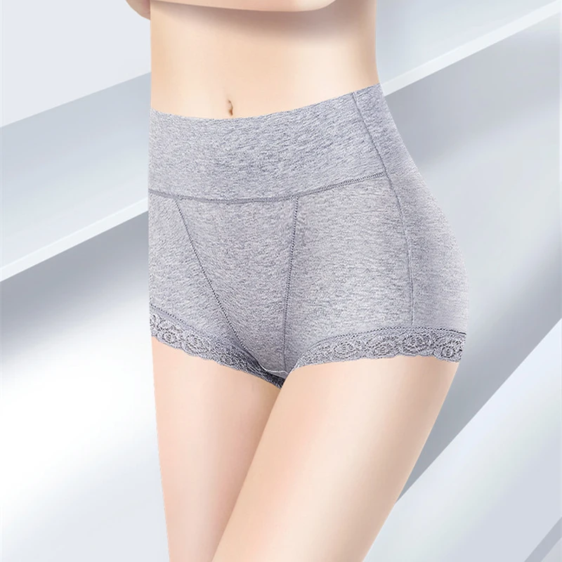 Женское нижнее белье из хлопка дышащие Тригонометрические Трусики с высокой