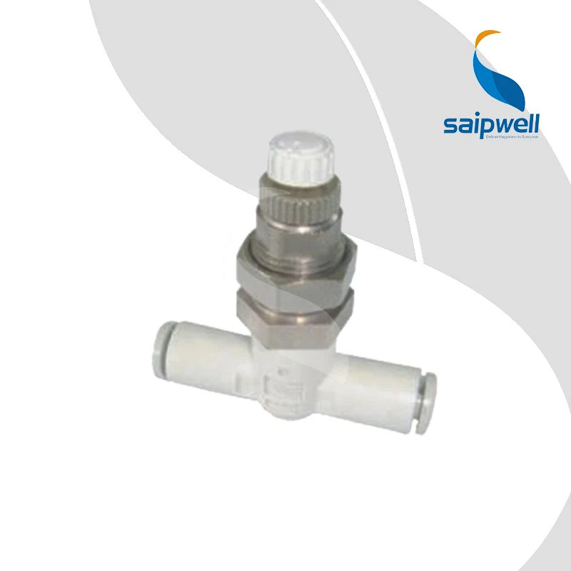 AS3001F 06 3 air pneumatic adapter with speed adjusting valve 2PCS/LOT