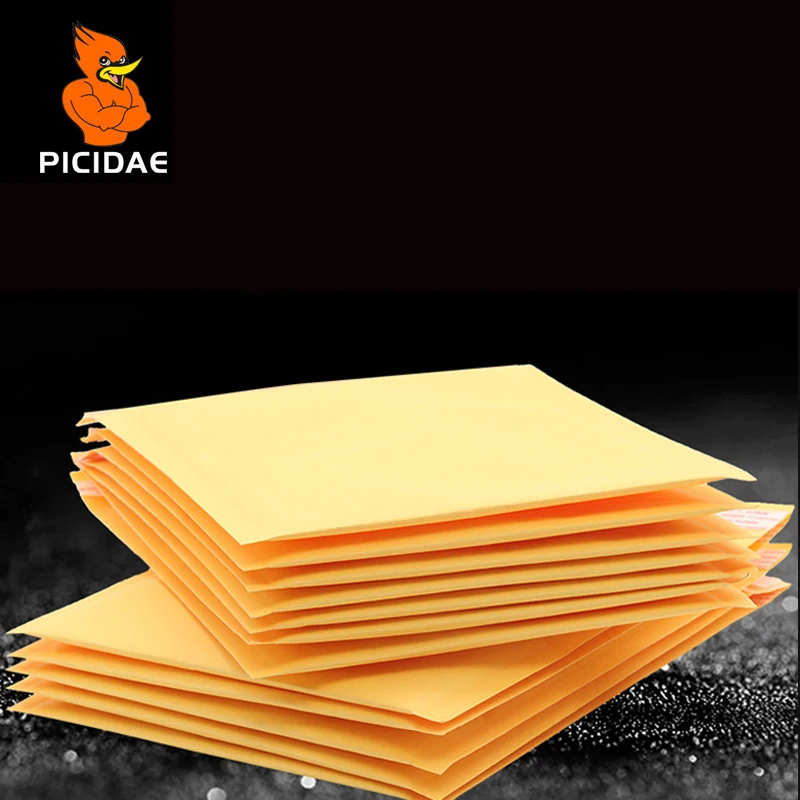 

Yellow Color Kraft Paper Air Bubble Bags/ Shockproof Kraft Bubble Envelope/ Buffer,Moisture-proof,Anti static Mailing Bags Pouch