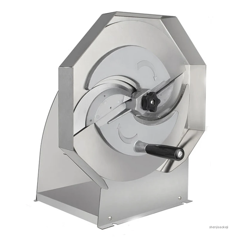 

Commercial cut into pieces machine Manual Stainless Steel Vegetable Fruit Slicer Thick Adjustable Slicer household slicing