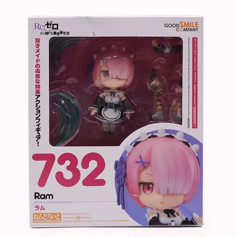 

Re:Life In A Different World From Zero Ram 732# Nendoroid Action Figure figurine model