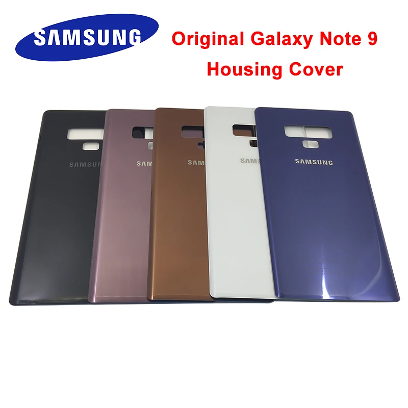 

100% Original Samsung Galaxy Note 9 N960 N960F N960P note9 Back Cover 3D Glass Rear Door Housing Case Battery Cover Replacement