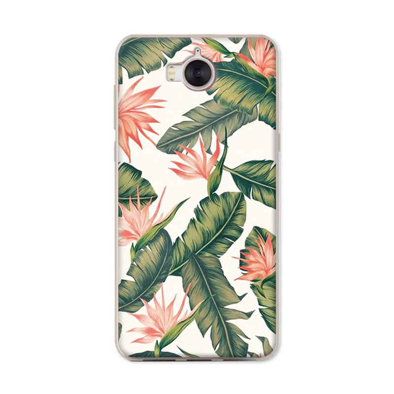 coque huawei y6 2017 fleurs