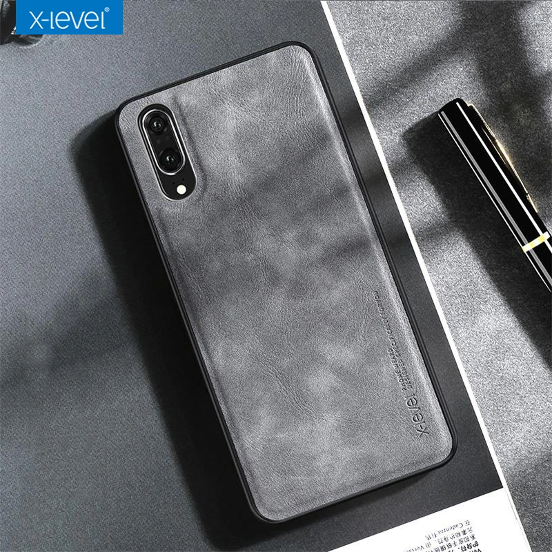 

For Huawei P20 P20 Pro Case X-Level Leisure Retro Leather Cover Soft Edge Protective Case Shell for Huawei P20 Pro Case Colorful