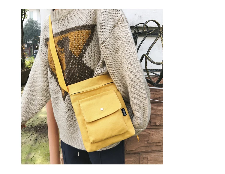 Menghuo New Fashion Women Small Shoulder Bags Canvas Crossbody Travel Casual Messenger Bag 2018 Leisure Women Bag Canvas Handbag_11