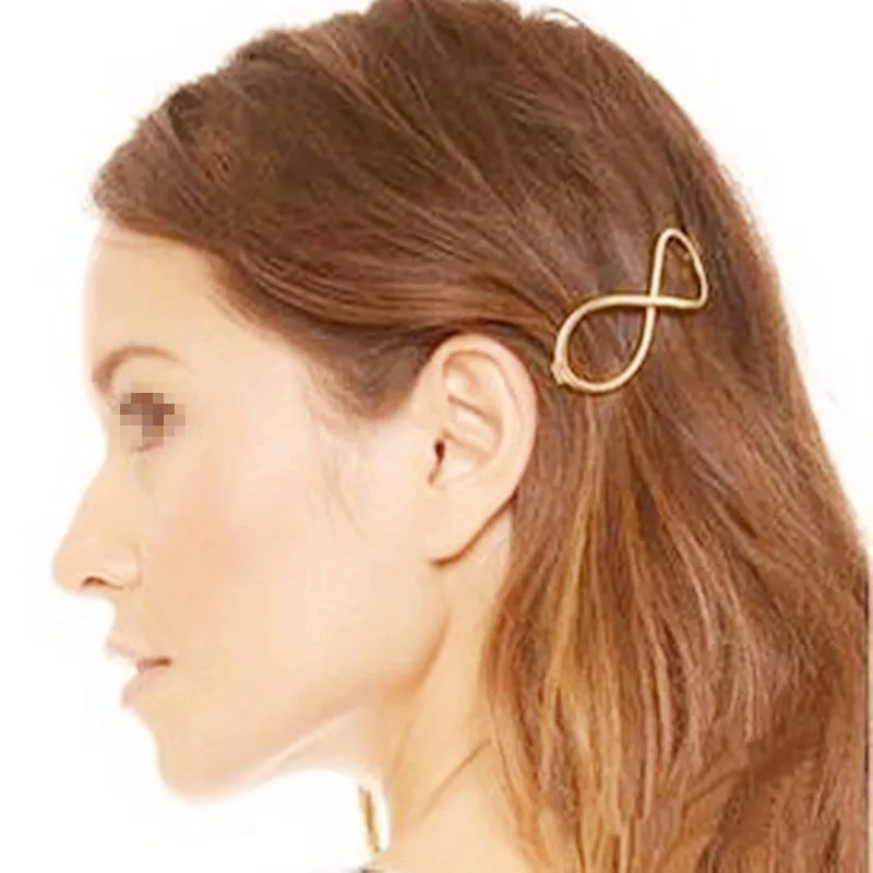 Новые модные украшения для волос 8 слов боковая заколка папка Liuhai 8JWD13|side clip|fashion hair