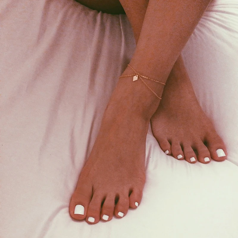 

Boho Double layer Ankle Bracelet Anklets For Women Foot Jewelry Leg Chain Bohemian Jewelry Summer Barefoot Beach Tornozeleira