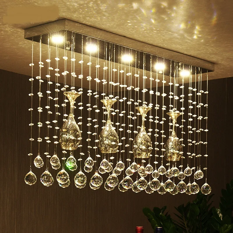 Crystal combination League restaurant Ceiling Ligh restaurant LED