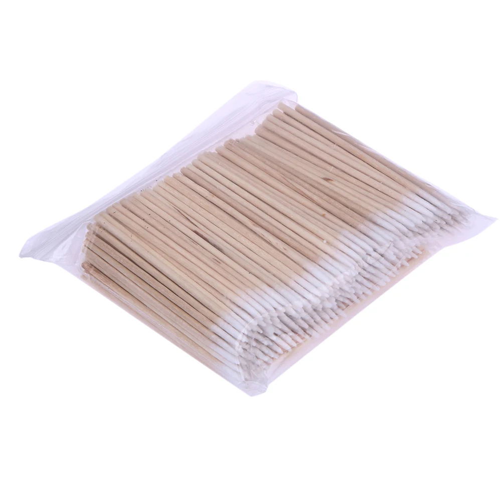 Wood Cotton Swab Cosmetics Permanent Health Medical Ear Jewelry Clean Sticks Buds Tip Makeup