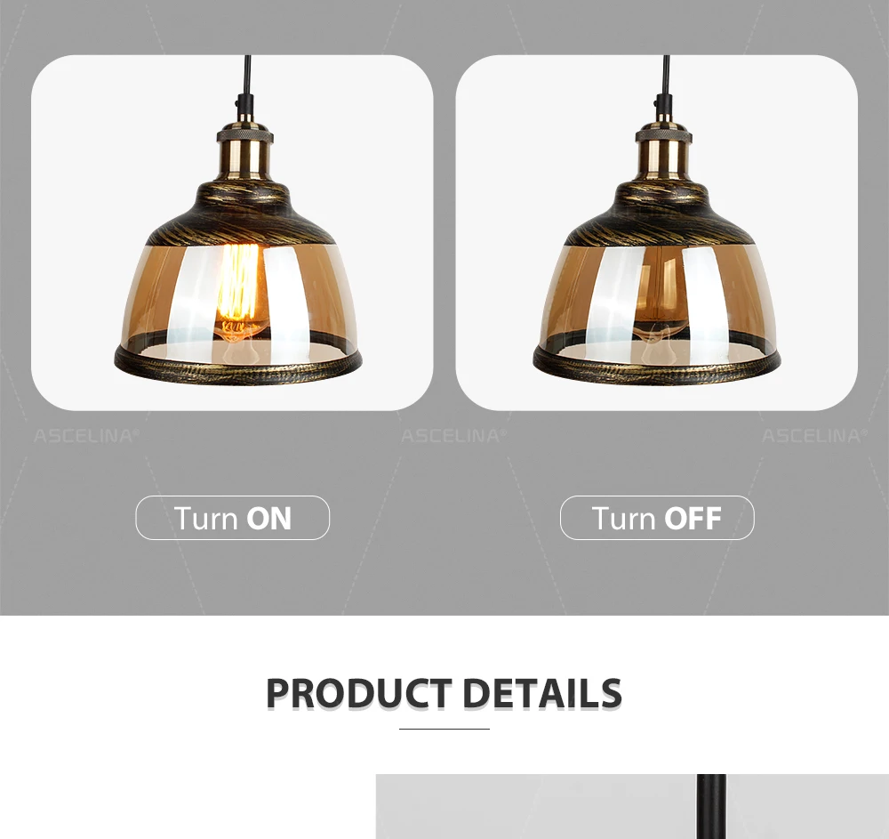 Подвесной светильник, винтажный промышленный подвесной светильник, подвесной светильник для лофта в стиле ретро, подвесной светильник, зеленый бронзовый стеклянный абажур, E27, для дома и магазина