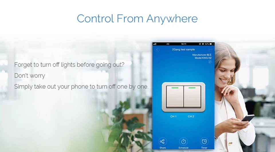 control from anywhere