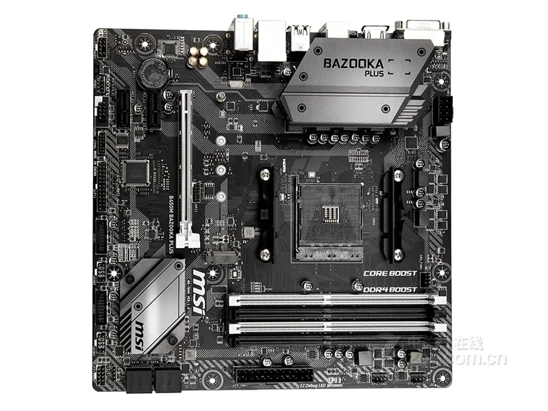 Оригинальная материнская плата новая MSI B450M BAZOOKA PLUS DDR4 Socket AM4 64G USB2.0 USB3.1 HDMI DVI настольная материнская плата