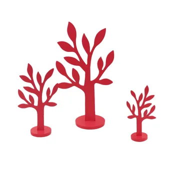 

Modern Simple Jewelry Dresser Decor Figurines Creative Home Decor Living Room Decorations Wooden Three Small Tree Craft Ornament