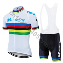 Movistar летняя футболка для велоспорта с коротким рукавом, топы для шоссейных гор, дышащая одежда для велоспорта, Майо Ropa Ciclismo Hombre D4