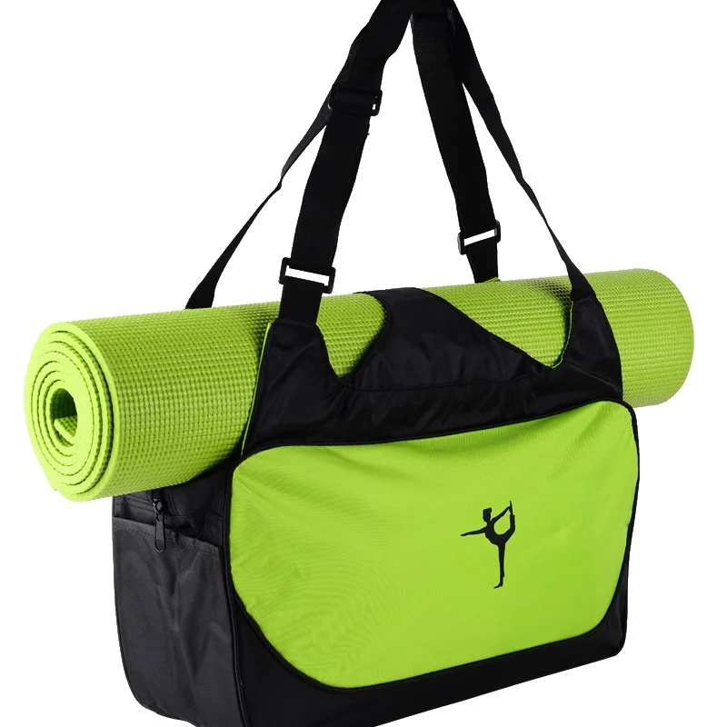 Многофункциональная одежда сумка для йоги спортивный коврик спортивная сумка рюкзак для йоги водонепроницаемый коврик для йоги, пилатеса сумка(без коврика - Цвет: Green