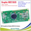 Real OLED Display, WS0010 Graphic 100*16 Dots Compatible with 1602 162 Character LCD Module LCM Screen, Support SPI ► Photo 3/3